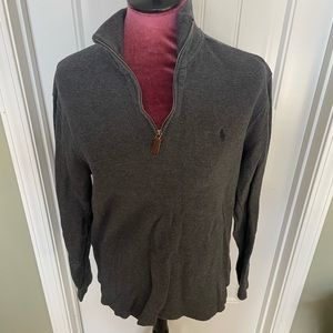 Men’s Polo Ralph Lauren Quarter Zip Sweater SZ S